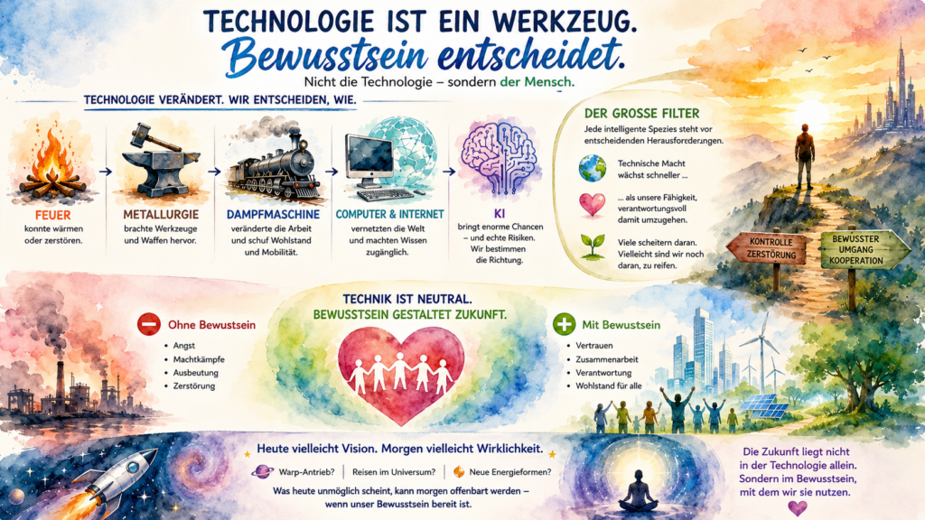 Technologischer Fortschritt braucht menschliche Reife bewusstsein entscheidet 1