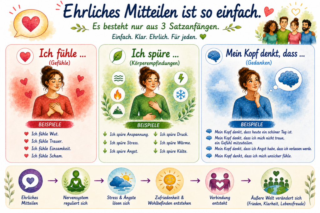 Ehrliches Mitteilen ist so einfach em ist so einfach
