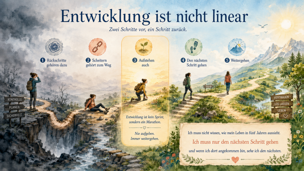 entwicklung ist nicht linear