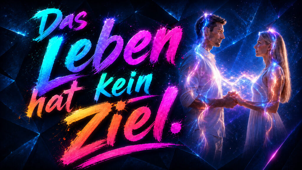 Was ist das Leben, das wir wirklich suchen? das leben hat kein ziel